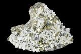 Pyrite, Chalcopyrite and Quartz Crystal Association - Peru #173319-2
